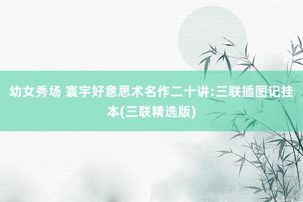 幼女秀场 寰宇好意思术名作二十讲:三联插图记挂本(三联精选版)